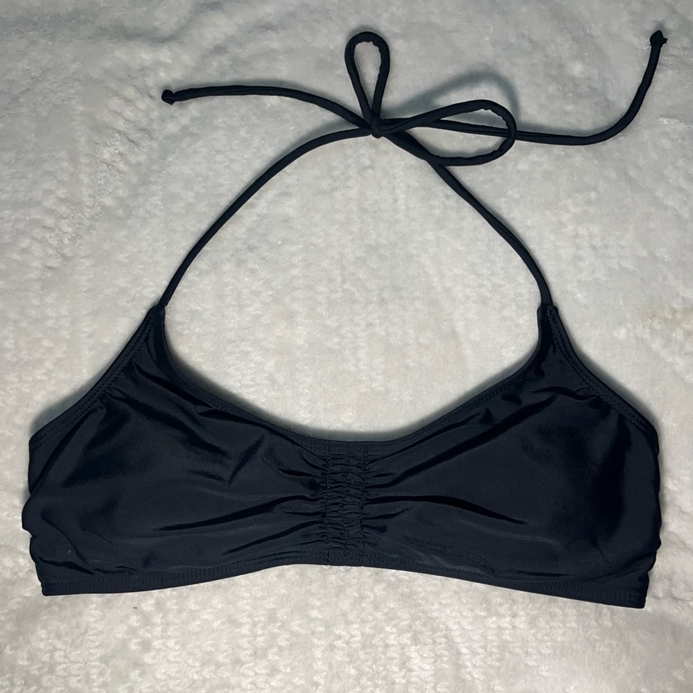 Black bathing suit top